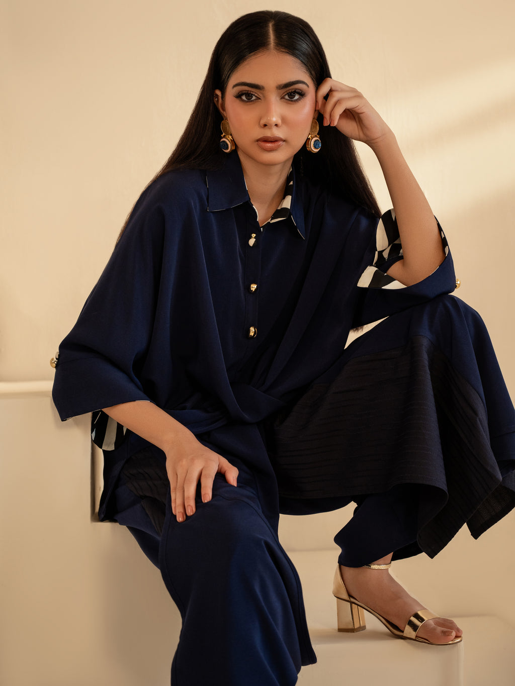 Livia - Navy Blue