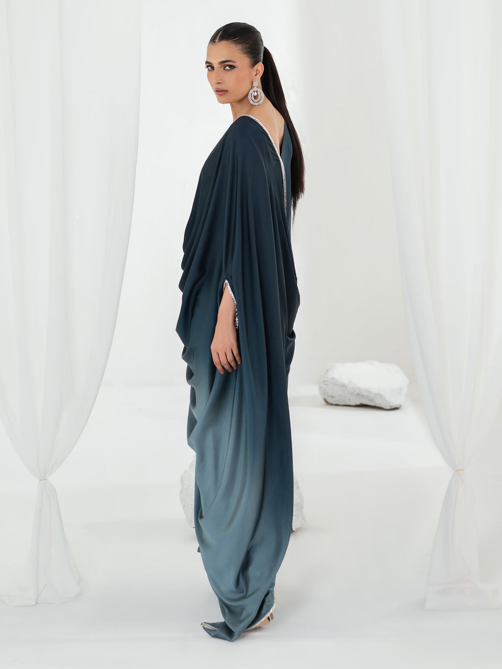 Helen - Navy Ombre