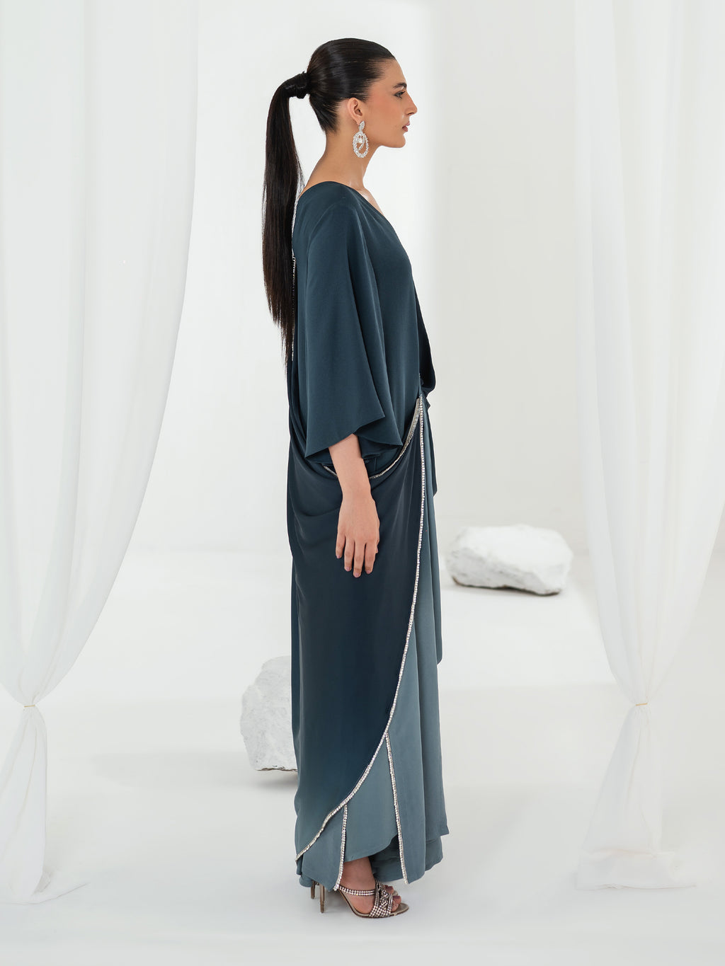 Helen - Navy Ombre