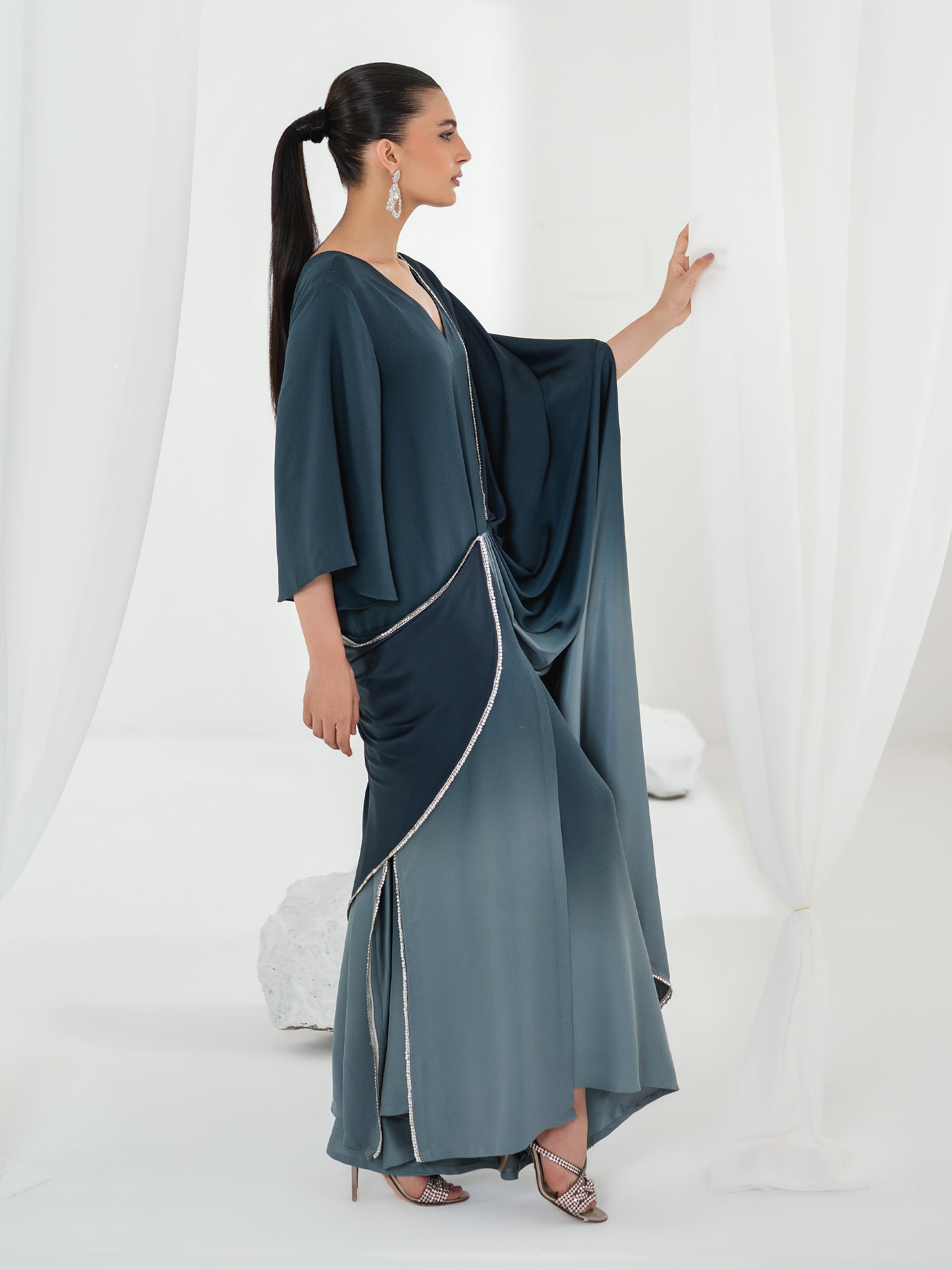 Helen - Navy Ombre