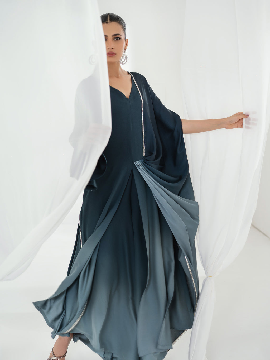 Helen - Navy Ombre