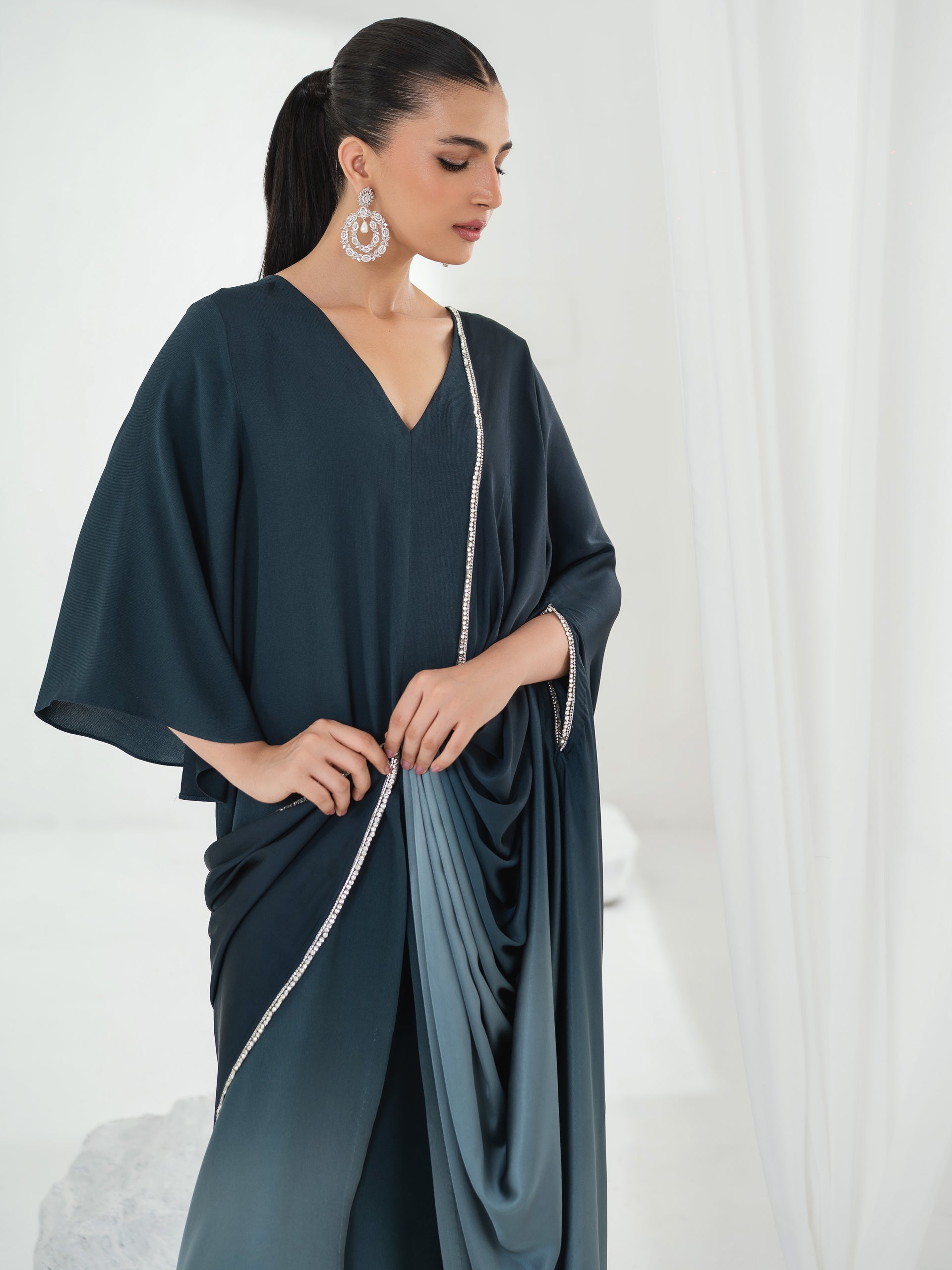 Helen - Navy Ombre Secondary image