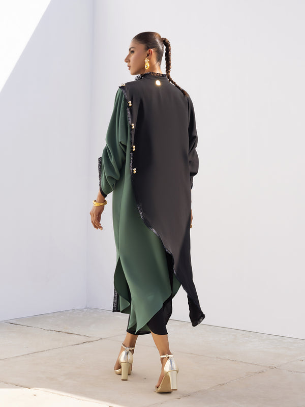 Reem - Dark Green & Black