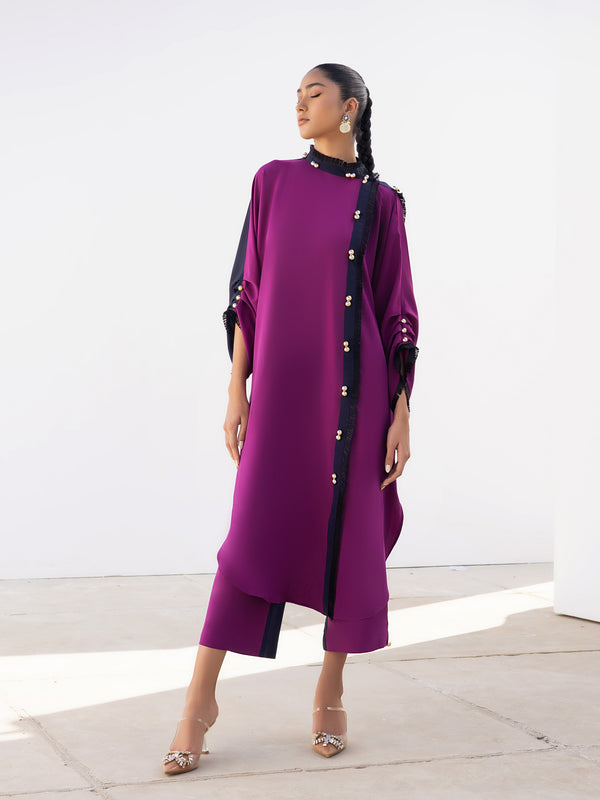 Reem - Dark Purple & Navy Blue