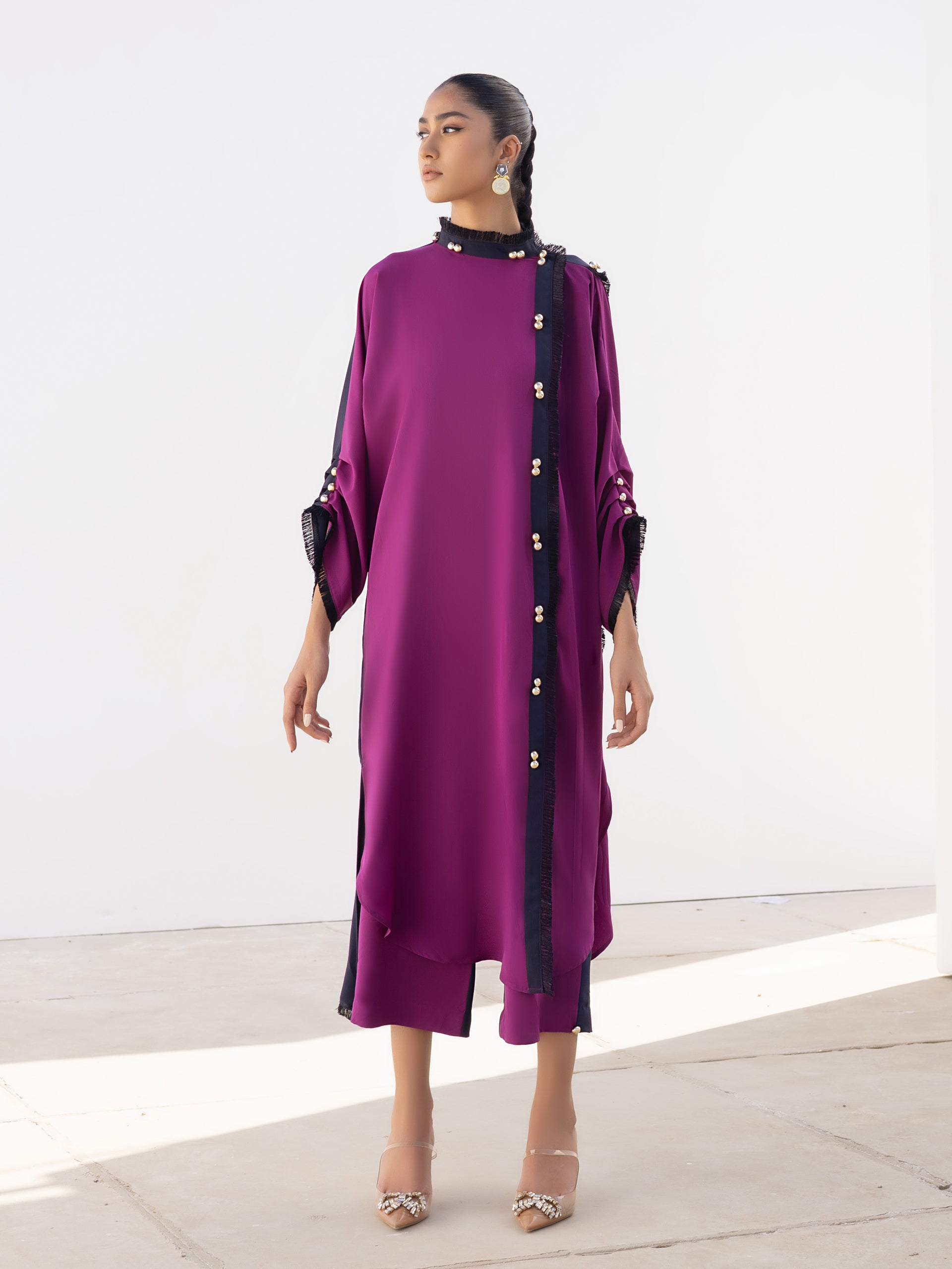 Reem - Dark Purple & Navy Blue Secondary image