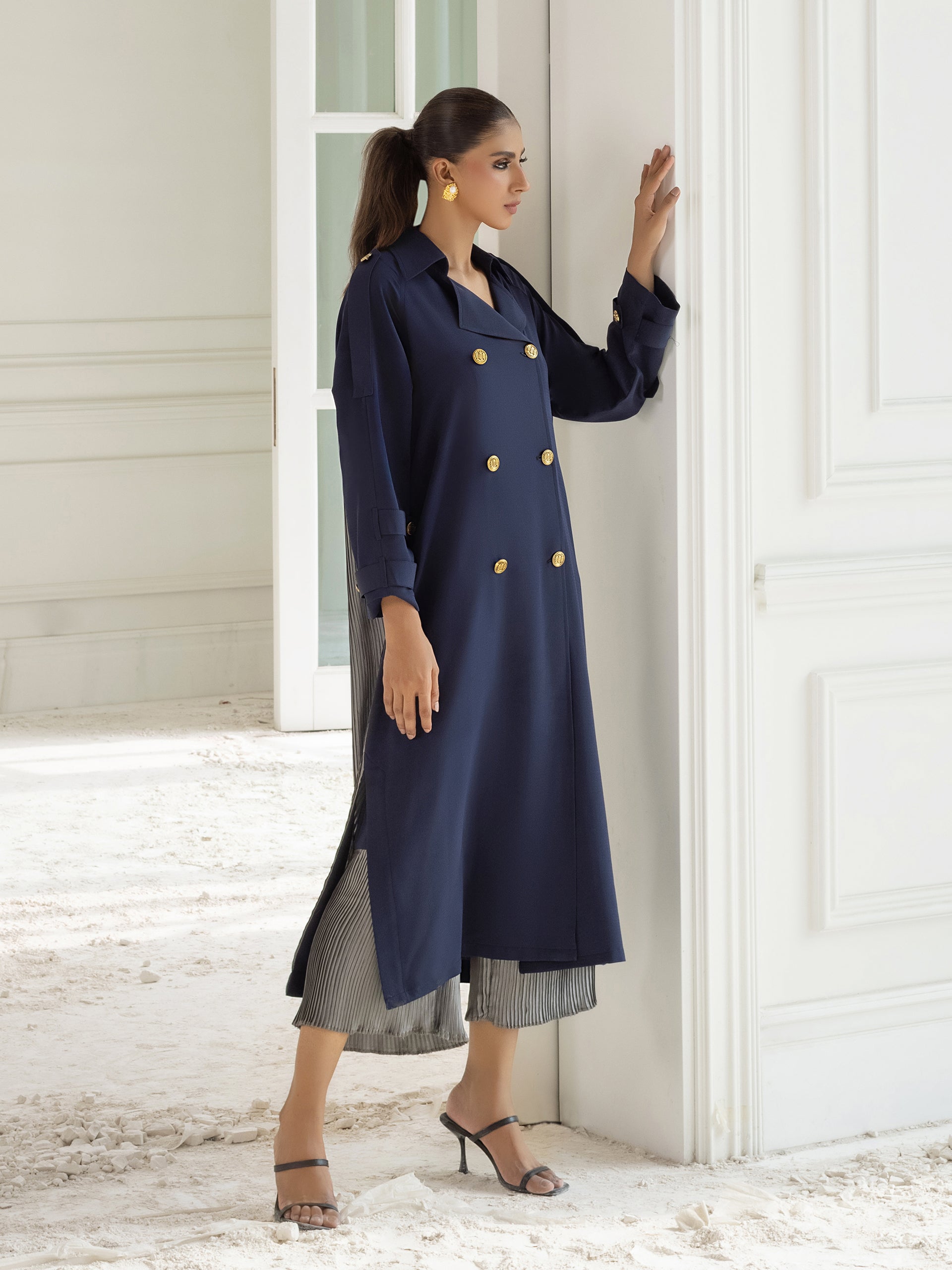 Iman - Navy Blue & Grey Secondary image