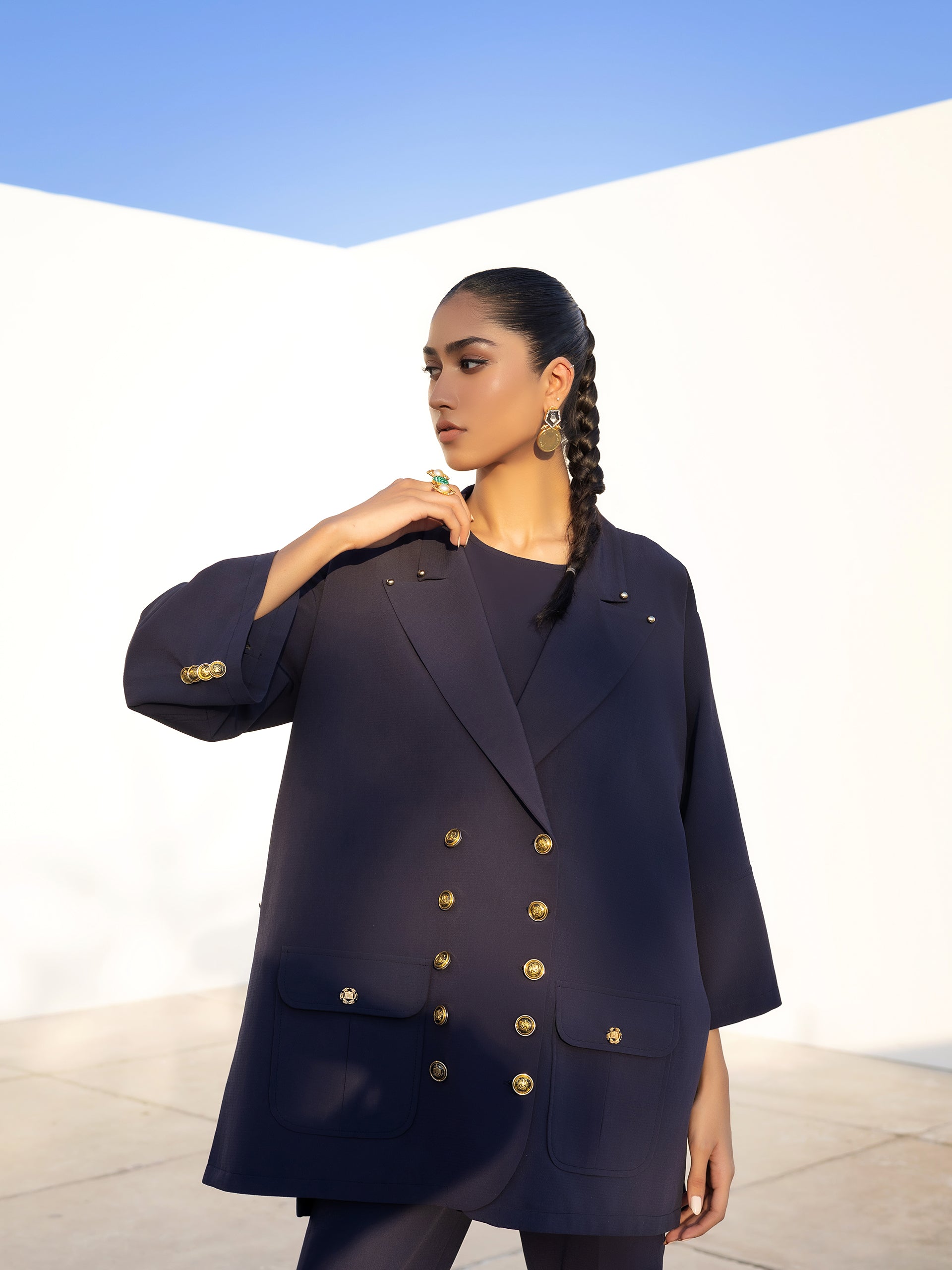 Shasi - Navy Blue