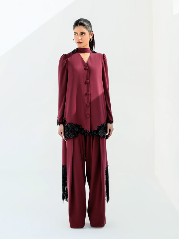 Sylvia - Dark Maroon