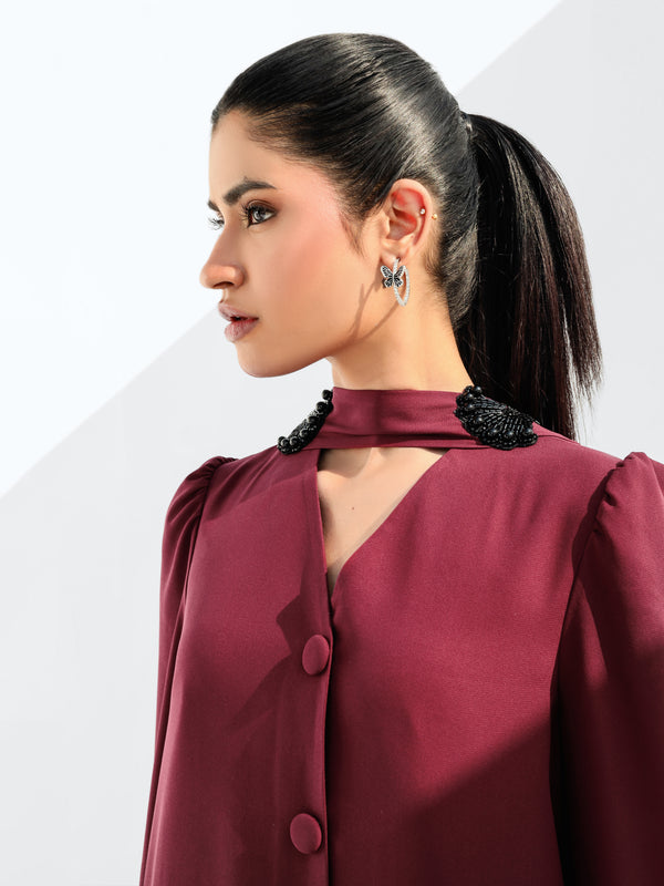 Sylvia - Dark Maroon