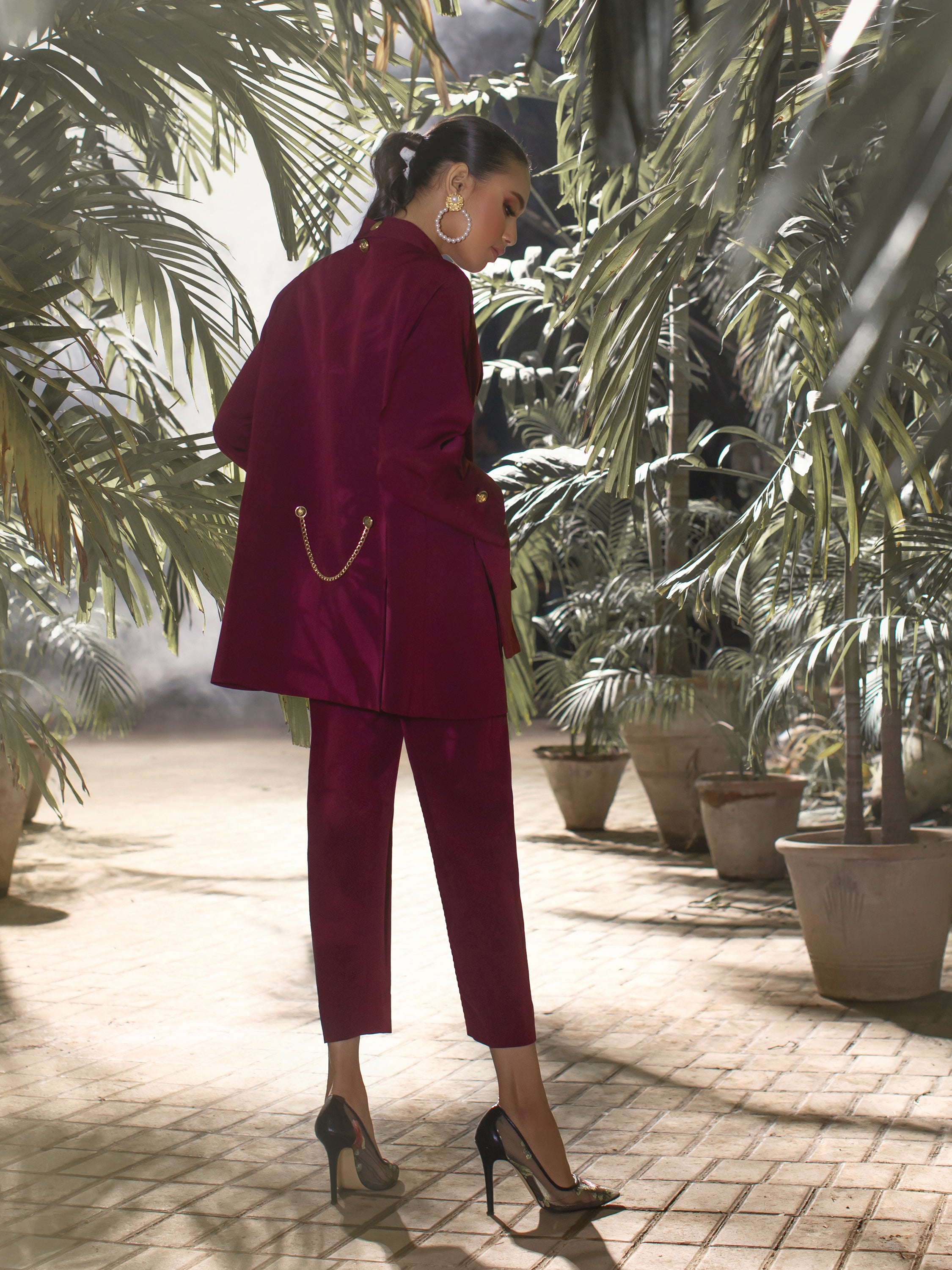 Nour - Maroon Secondary image