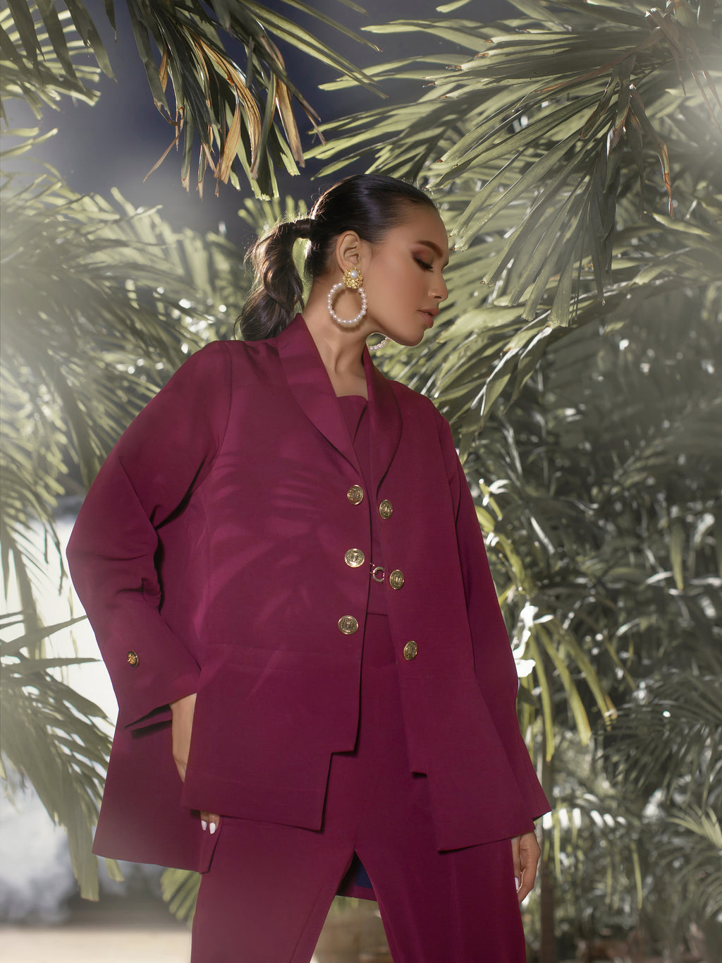 Nour - Maroon