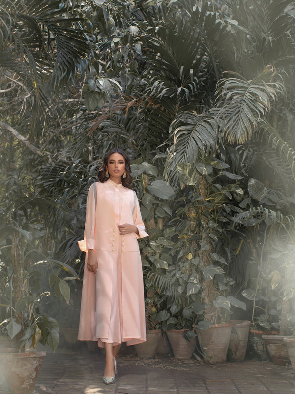 Shasmin - Peach & Grey