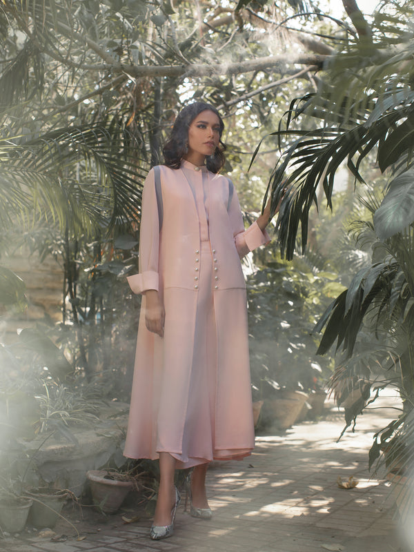 Shasmin - Peach & Grey