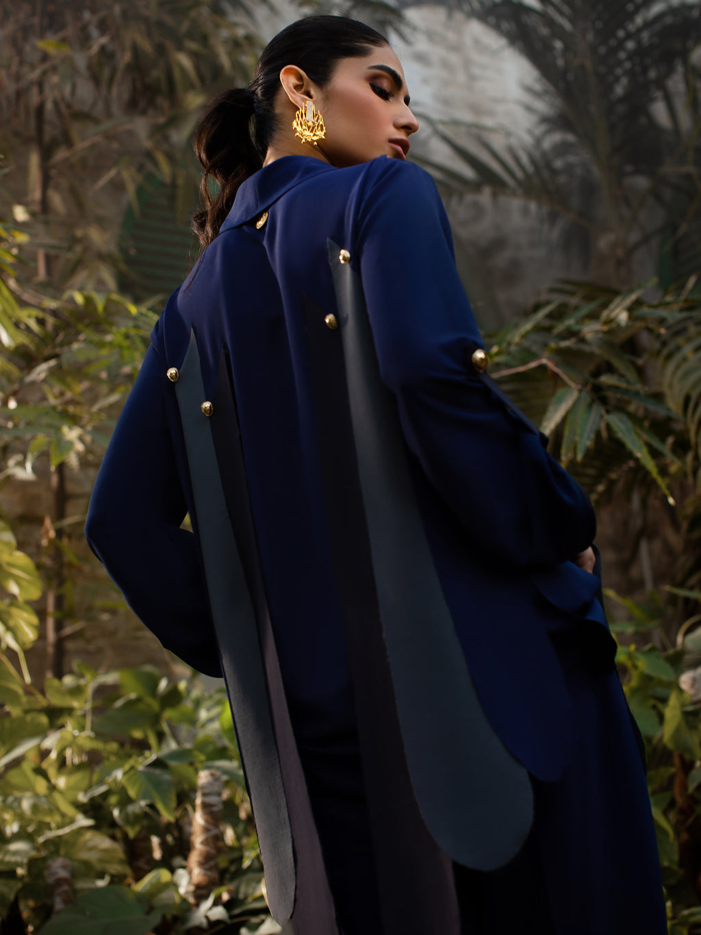 Amelia - Blue & Grey